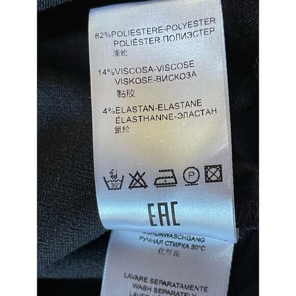 Womens Pietro Brunelli‎ Milano Black Ruffle Short Sleeve Maternity Dress Size XS - Picture 10 of 11